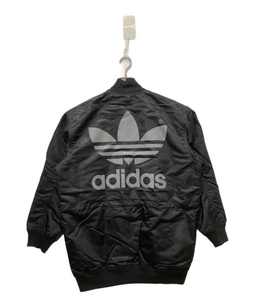 adidas（アディダス）adidas (アディダス) MA-1型ミリタリーコート ブラック サイズ:MLの古着・服飾アイテム