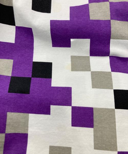 SUPREME（シュプリーム）SUPREME (シュプリーム) Small box logo L/S Tee ホワイト×パープル サイズ:Mの古着・服飾アイテム