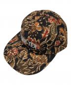 SUPREMEシュプリーム）の古着「GORE-TEX 6-Panel Flower Print Cap」｜ブラック