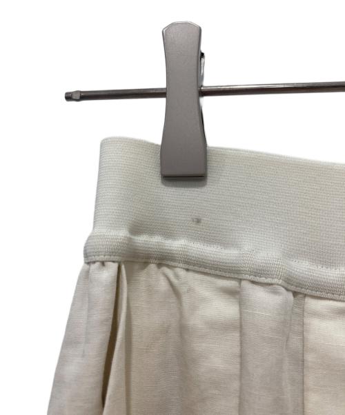 Plage（プラージュ）Plage (プラージュ) 麻混ウェザータックスカート アイボリー サイズ:36の古着・服飾アイテム