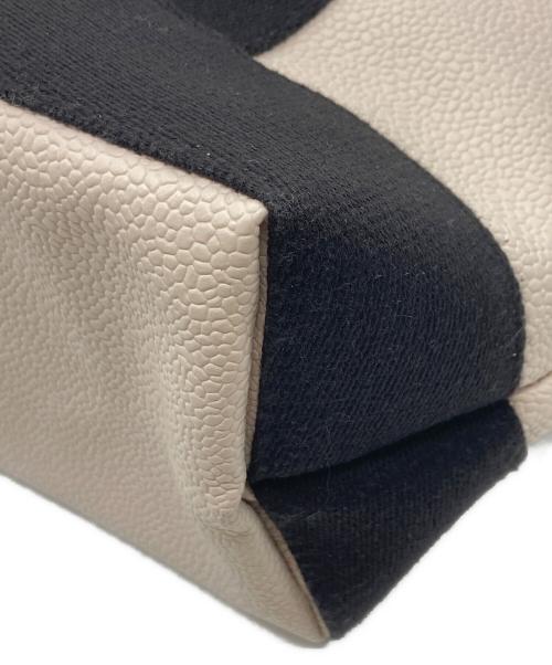 Breath TOPKAPI（ブレストプカピ）Breath TOPKAPI (ブレストプカピ) 2WAYバッグ ホワイト×ベージュの古着・服飾アイテム