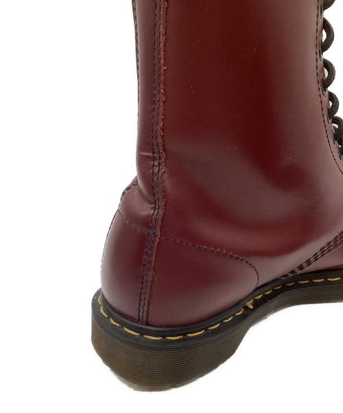 Dr.Martens（ドクターマーチン）Dr.Martens (ドクターマーチン) 10ホールブーツ ボルドー サイズ:39の古着・服飾アイテム