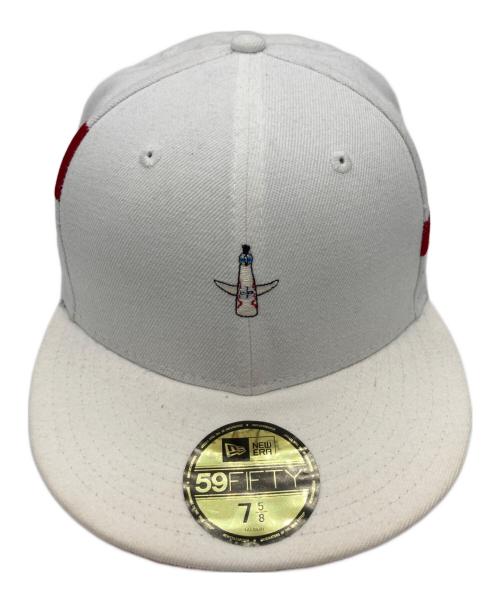 New Era（ニューエラ）New Era (ニューエラ) 岡本太郎 (オカモトタロウ) キャップ ホワイトの古着・服飾アイテム