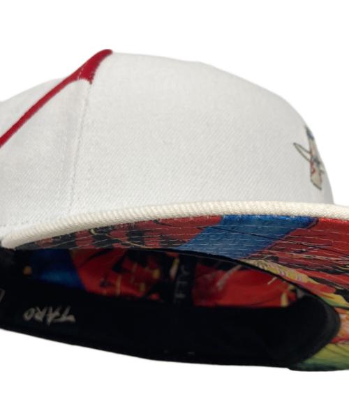 New Era（ニューエラ）New Era (ニューエラ) 岡本太郎 (オカモトタロウ) キャップ ホワイトの古着・服飾アイテム