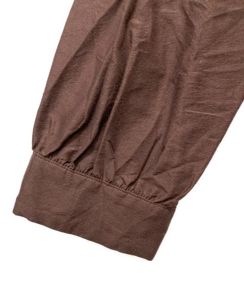 mina perhonen（ミナ ペルホネン）mina perhonen (ミナ ペルホネン) forest parade ブラウス ブラウン サイズ:38の古着・服飾アイテム