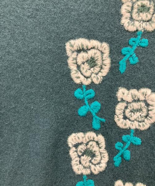 mina perhonen（ミナ ペルホネン）mina perhonen (ミナ ペルホネン) YULAカシミヤニット ネイビー サイズ:38の古着・服飾アイテム