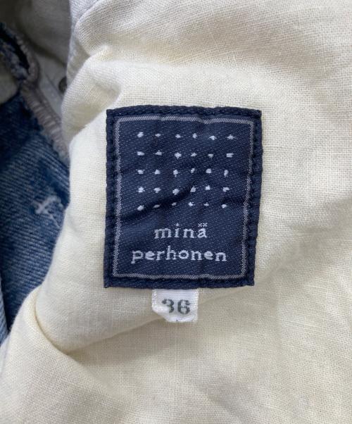 mina perhonen（ミナ ペルホネン）mina perhonen (ミナ ペルホネン) always ワイドデニムデニムパンツ インディゴ サイズ:36の古着・服飾アイテム