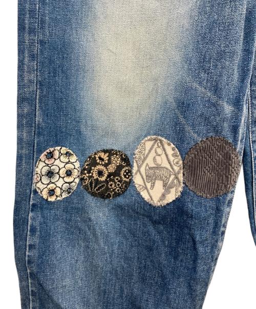 mina perhonen（ミナ ペルホネン）mina perhonen (ミナ ペルホネン) always ワイドデニムデニムパンツ インディゴ サイズ:36の古着・服飾アイテム