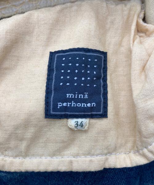mina perhonen（ミナ ペルホネン）mina perhonen (ミナ ペルホネン) alwaysロールアップデニムパンツ インディゴ サイズ:34の古着・服飾アイテム