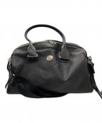 Orobiancoオロビアンコ）の古着「2WAYレザーボストンバッグ」｜ブラック