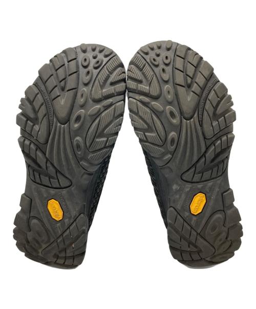 MERRELL（メレル）MERRELL (メレル) Moab 2 Slide Leather Woven/モアブ 2 スライド レザー ウーブン ブラック サイズ:26の古着・服飾アイテム