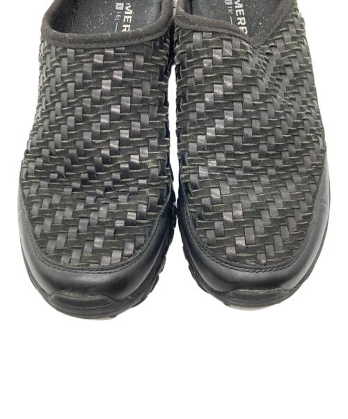 MERRELL（メレル）MERRELL (メレル) Moab 2 Slide Leather Woven/モアブ 2 スライド レザー ウーブン ブラック サイズ:26の古着・服飾アイテム