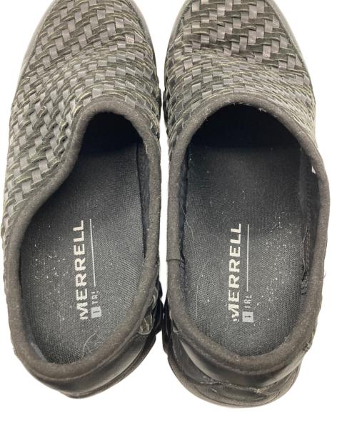 MERRELL（メレル）MERRELL (メレル) Moab 2 Slide Leather Woven/モアブ 2 スライド レザー ウーブン ブラック サイズ:26の古着・服飾アイテム