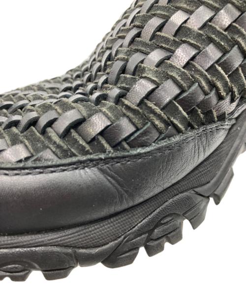 MERRELL（メレル）MERRELL (メレル) Moab 2 Slide Leather Woven/モアブ 2 スライド レザー ウーブン ブラック サイズ:26の古着・服飾アイテム