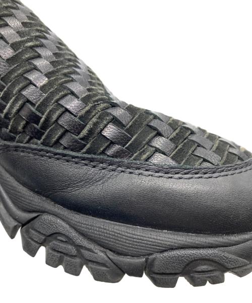 MERRELL（メレル）MERRELL (メレル) Moab 2 Slide Leather Woven/モアブ 2 スライド レザー ウーブン ブラック サイズ:26の古着・服飾アイテム