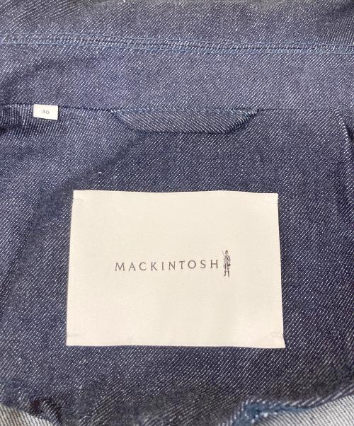MACKINTOSH（マッキントッシュ）MACKINTOSH (マッキントッシュ) EDIFICE (エディフィス) 別注 HUMBIE/ハンビー DENIM SHORT SL / デニムショートジャケット インディゴ サイズ:36の古着・服飾アイテム