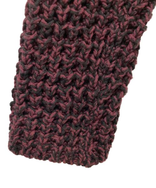 GIORGIO ARMANI（ジョルジョアルマーニ）GIORGIO ARMANI (ジョルジョアルマーニ) ニットジャケット パープル サイズ:40の古着・服飾アイテム