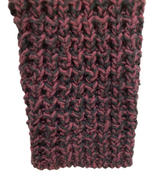 GIORGIO ARMANI（ジョルジョアルマーニ）GIORGIO ARMANI (ジョルジョアルマーニ) ニットジャケット パープル サイズ:40の古着・服飾アイテム