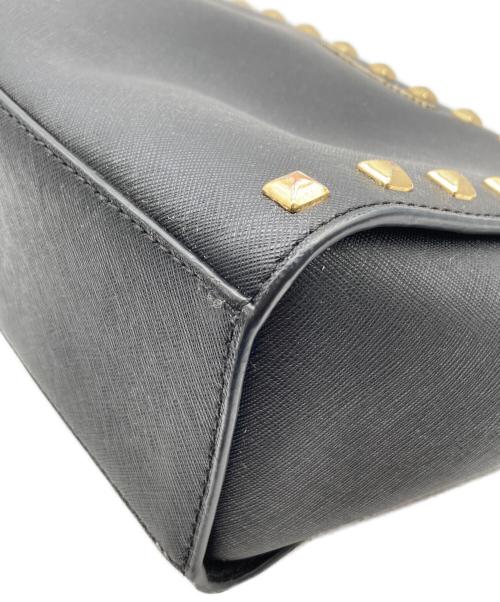 MICHAEL KORS（マイケルコース）MICHAEL KORS (マイケルコース) 2WAスタッズYショルダーバッグ ブラックの古着・服飾アイテム