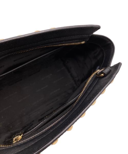 MICHAEL KORS（マイケルコース）MICHAEL KORS (マイケルコース) 2WAスタッズYショルダーバッグ ブラックの古着・服飾アイテム