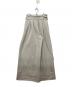 FRAY ID (フレイ アイディー) ハイウエストべルトデザインワイドパンツ アイボリー サイズ:1：8000円