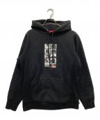 SUPREMEシュプリーム）の古着「Sumo Hooded Sweatshirt / スモウプルオーバーパーカー」｜ブラック