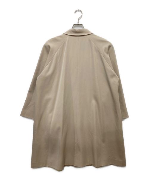 YOHJI YAMAMOTO（ヨウジヤマモト）YOHJI YAMAMOTO (ヨウジヤマモト) IMPERMEABLE ウールギャバジンステンカラーコート ベージュ サイズ:36の古着・服飾アイテム