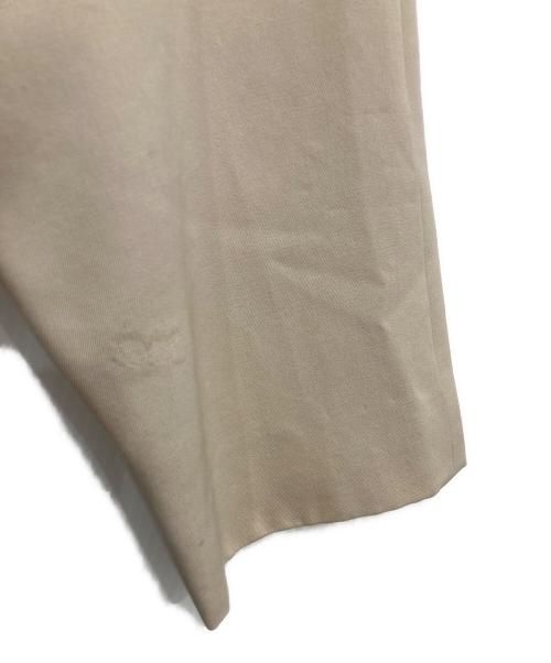 YOHJI YAMAMOTO（ヨウジヤマモト）YOHJI YAMAMOTO (ヨウジヤマモト) IMPERMEABLE ウールギャバジンステンカラーコート ベージュ サイズ:36の古着・服飾アイテム