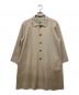 YOHJI YAMAMOTO（ヨウジヤマモト）の古着「ウールギャバジンステンカラーコート」｜ベージュ