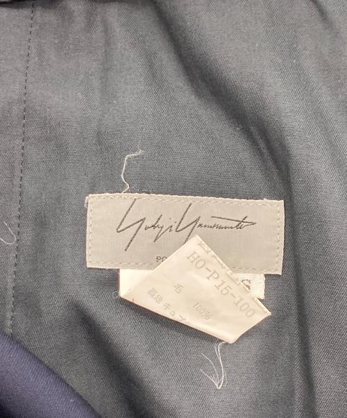 Yohji Yamamoto pour homme（ヨウジヤマモト プールオム）Yohji Yamamoto pour homme (ヨウジヤマモト プールオム) ウールギャバスラックス ネイビー サイズ:Sの古着・服飾アイテム