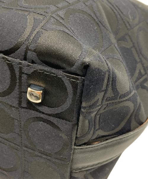 Salvatore Ferragamo（サルヴァトーレ フェラガモ）Salvatore Ferragamo (サルヴァトーレ フェラガモ) ガンチーニ柄ナイロンワンショルダーバッグ ブラックの古着・服飾アイテム