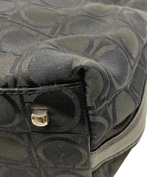 Salvatore Ferragamo（サルヴァトーレ フェラガモ）Salvatore Ferragamo (サルヴァトーレ フェラガモ) ガンチーニ柄ナイロンワンショルダーバッグ ブラックの古着・服飾アイテム