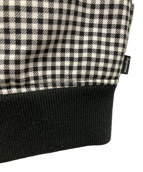 SUPREME（シュプリーム）SUPREME (シュプリーム) 13AW Plaid Bomber / 13AW プレイド ボンバー ブラック×ホワイト サイズ:Mの古着・服飾アイテム