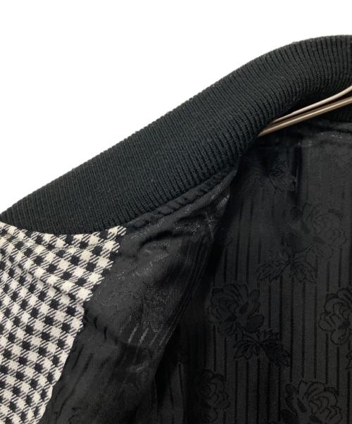 SUPREME（シュプリーム）SUPREME (シュプリーム) 13AW Plaid Bomber / 13AW プレイド ボンバー ブラック×ホワイト サイズ:Mの古着・服飾アイテム