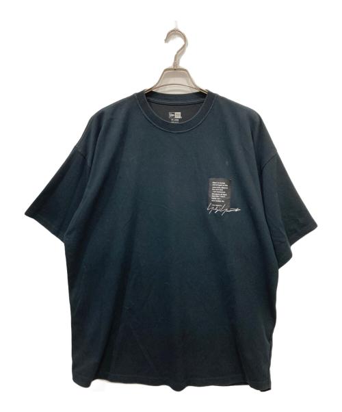 New Era（ニューエラ）New Era (ニューエラ) Yohji Yamamoto pour homme (ヨウジヤマモト プールオム) OVERSIZE PERFORM T ブラック サイズ:XXLの古着・服飾アイテム