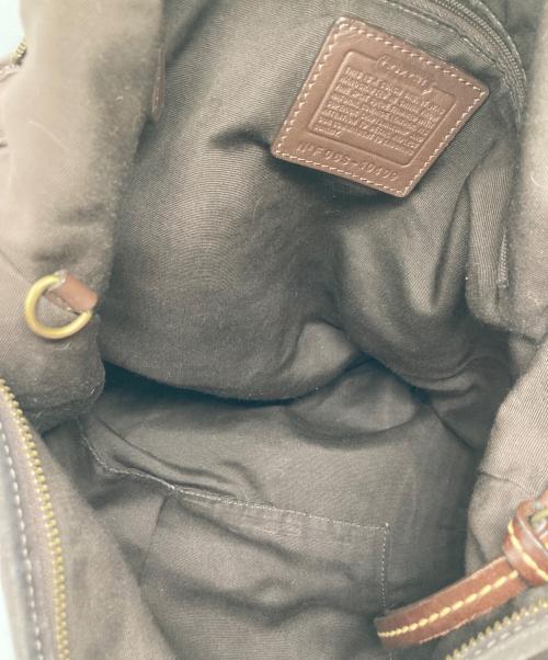 COACH（コーチ）COACH (コーチ) スエード・モサックダッフル ブラウンの古着・服飾アイテム