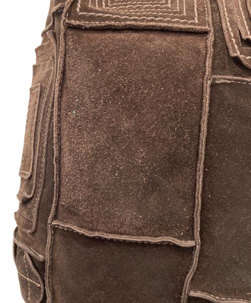 COACH（コーチ）COACH (コーチ) スエード・モサックダッフル ブラウンの古着・服飾アイテム