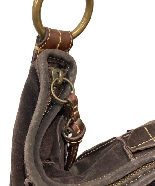 COACH（コーチ）COACH (コーチ) スエード・モサックダッフル ブラウンの古着・服飾アイテム