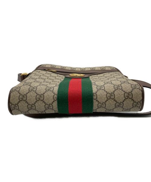 GUCCI（グッチ）GUCCI (グッチ) オフィディアGGメッセンジャーバッグ ブラウンの古着・服飾アイテム