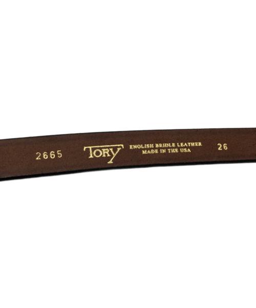 TORY（トリー）TORY (トリー) MINI HOOF PICK BUCKLE BELT ブラウンの古着・服飾アイテム