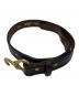 TORY（トリー）の古着「MINI HOOF PICK BUCKLE BELT」｜ブラウン