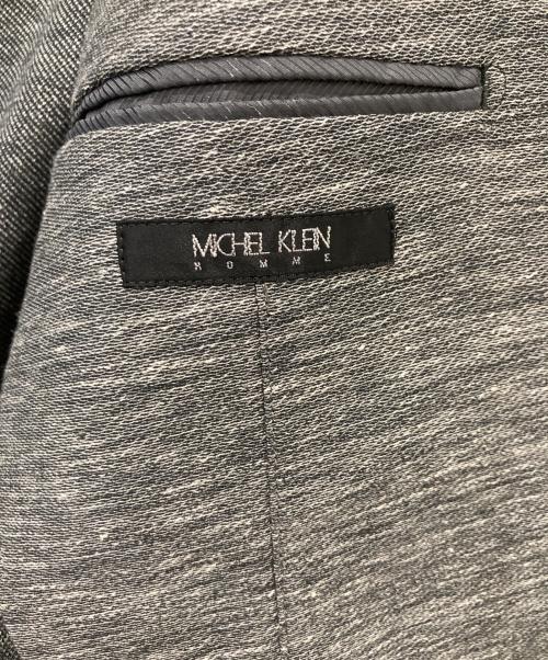 MICHEL KLEIN HOMME（ミッシェルクラン オム）MICHEL KLEIN HOMME (ミッシェルクラン オム) テーラードジャケット グレー サイズ:48の古着・服飾アイテム