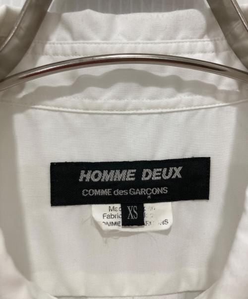 COMME des GARCONS HOMME DEUX（コムデギャルソン オム ドゥ）COMME des GARCONS HOMME DEUX (コムデギャルソン オム ドゥ) ポケットシャツ ホワイト サイズ:XSの古着・服飾アイテム