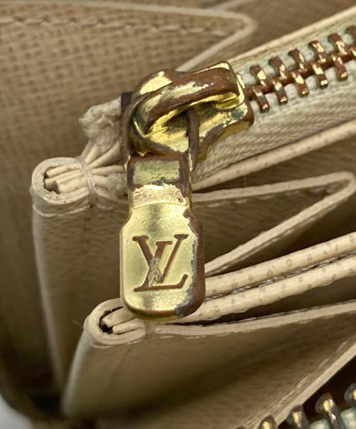 LOUIS VUITTON（ルイ ヴィトン）LOUIS VUITTON (ルイ ヴィトン) ダミエ・アズール ジッピー ウォレット / ラウンドファスナー財布 ホワイトの古着・服飾アイテム