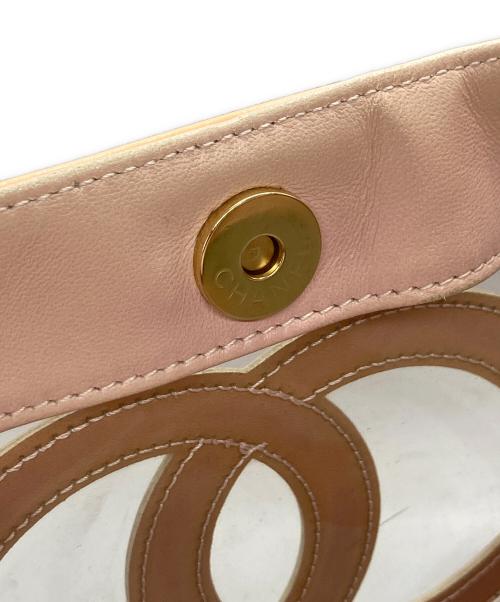 CHANEL（シャネル）CHANEL (シャネル) トリプルココエナメルクリアバッグ ピンクの古着・服飾アイテム