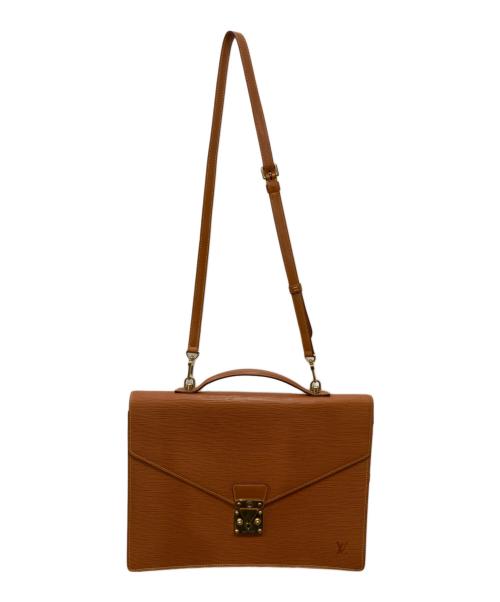 LOUIS VUITTON（ルイ ヴィトン）LOUIS VUITTON (ルイ ヴィトン) ビジネスバッグ / ポルトドキュマン バンドリエール ブラウンの古着・服飾アイテム