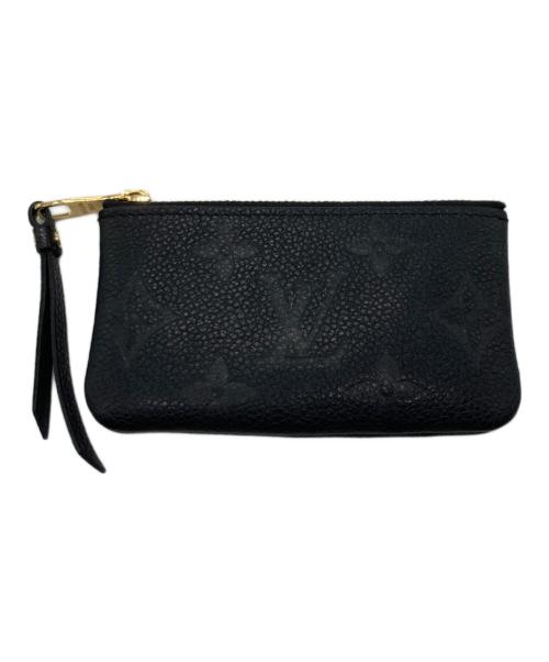 LOUIS VUITTON（ルイ ヴィトン）LOUIS VUITTON (ルイ ヴィトン) ポシェット・クレ カードキーケース ブラックの古着・服飾アイテム