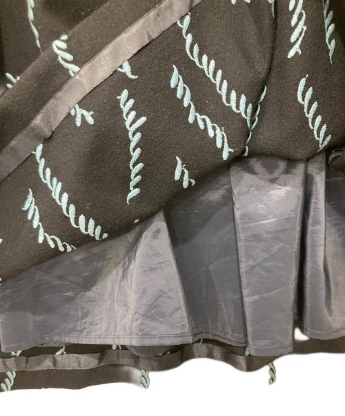 mina perhonen（ミナ ペルホネン）mina perhonen (ミナ ペルホネン) ribbon stick Skirt ネイビー サイズ:36の古着・服飾アイテム