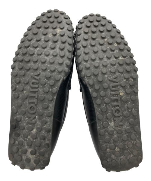 LOUIS VUITTON（ルイ ヴィトン）LOUIS VUITTON (ルイ ヴィトン) LV レーサー ローファー ブラック サイズ:8の古着・服飾アイテム