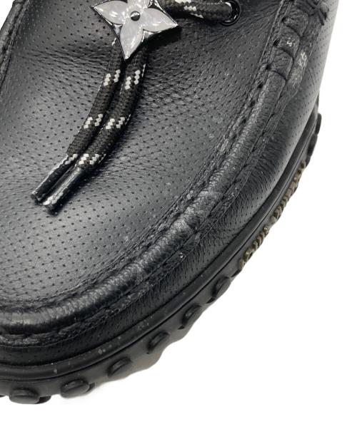 LOUIS VUITTON（ルイ ヴィトン）LOUIS VUITTON (ルイ ヴィトン) LV レーサー ローファー ブラック サイズ:8の古着・服飾アイテム